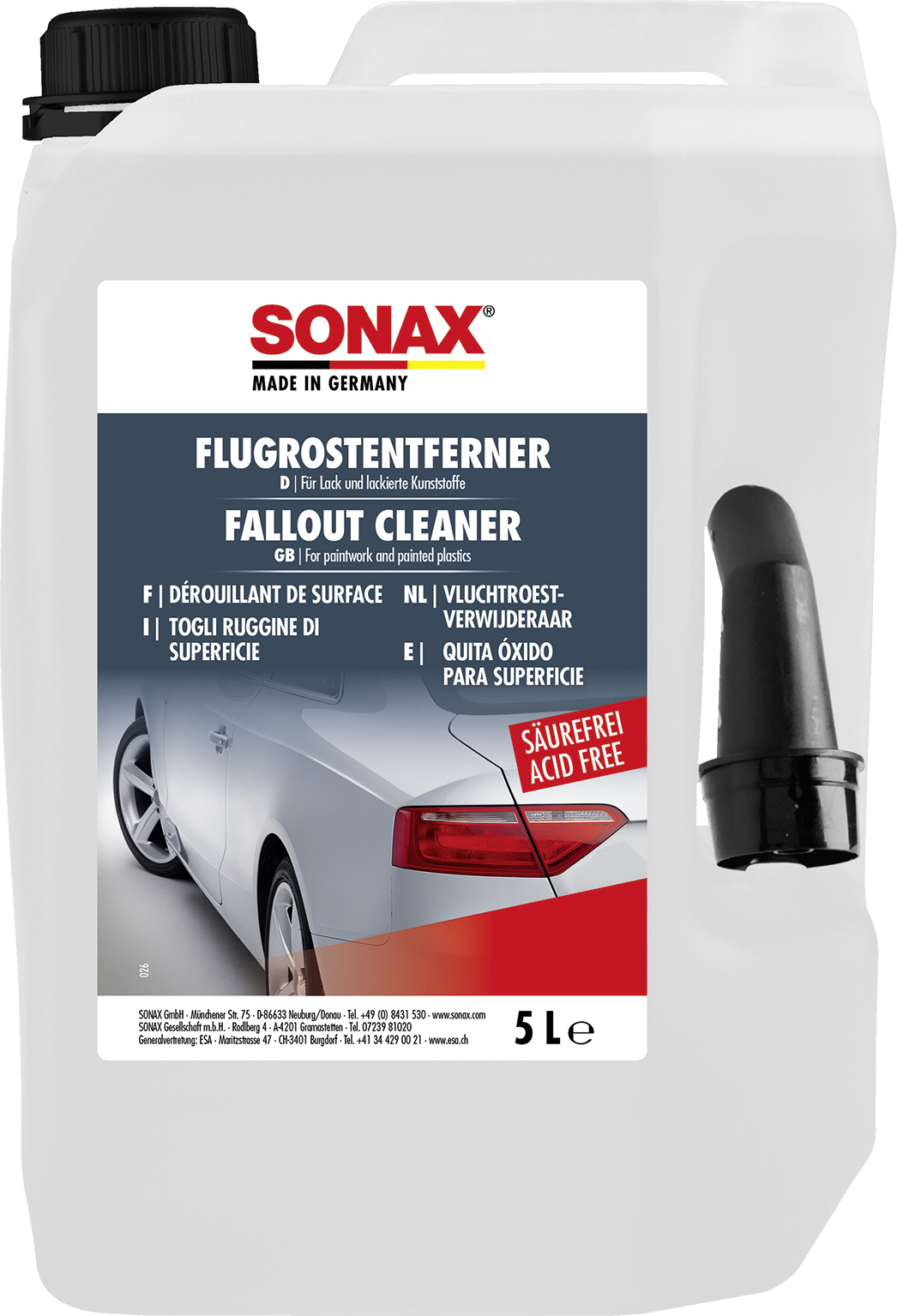 Sonax vliegroestverwijderaar, zuurvrij, 5 liter