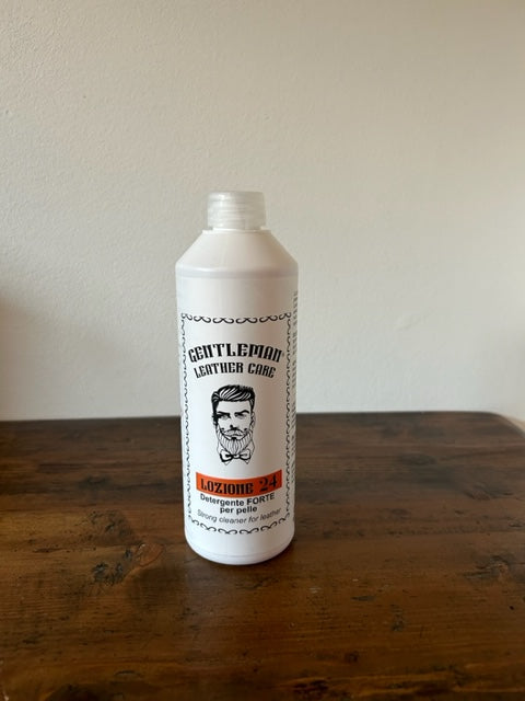 Gentleman Leather Care Lozione 24, leerreiniger voor sterk vervuild leer, 500 ml