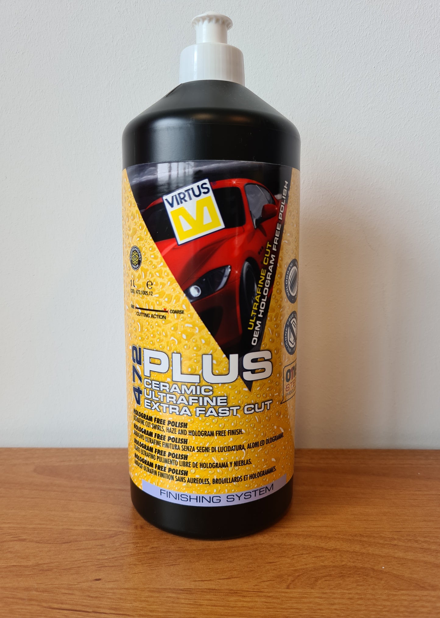 Allchem Virtus polijst pasta 472 ultra fine extra fast cut, 1 liter