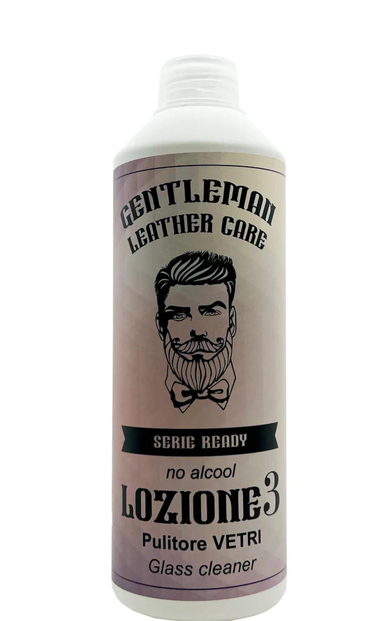 Gentleman Leather Care Lozione 3, Ready to Go, glasreiniger, 500 ml
