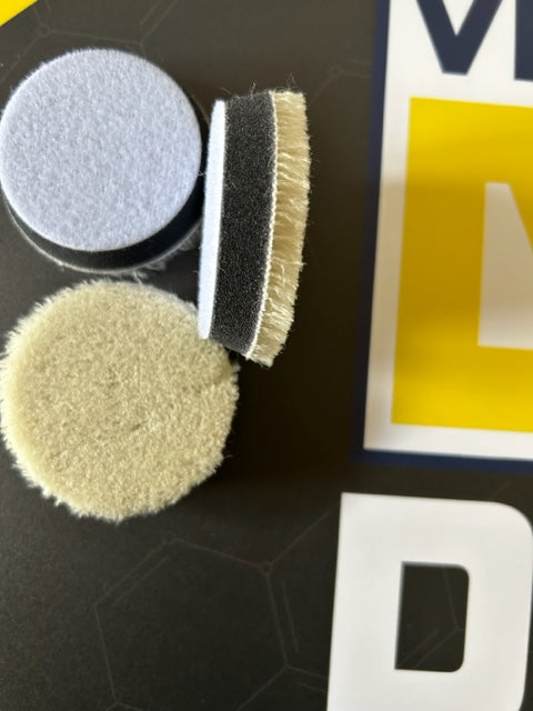 Allchem Virtus wool pad zwart soft foam 55 mm